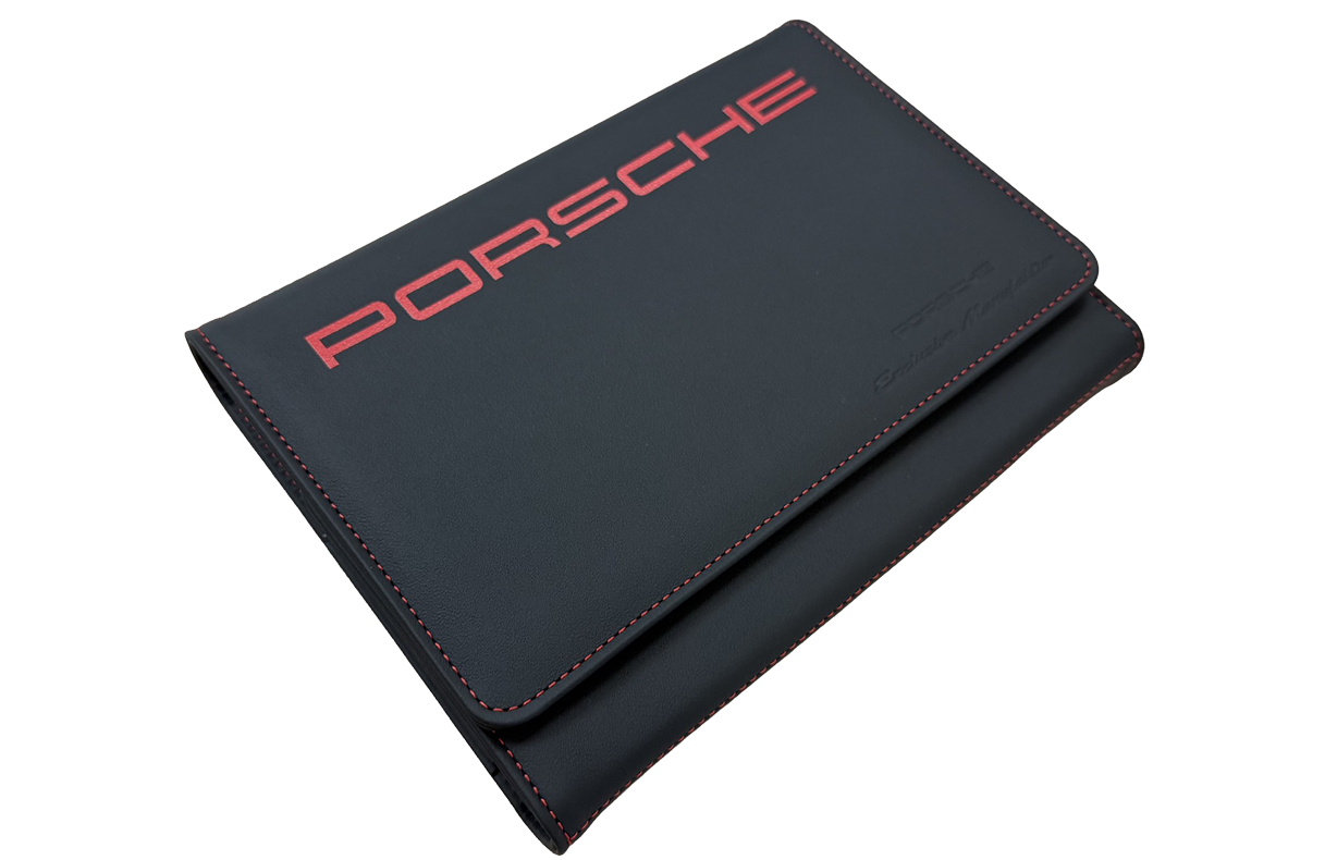 Customizable Owners Manual Case With Logo : Suncoast Porsche Parts